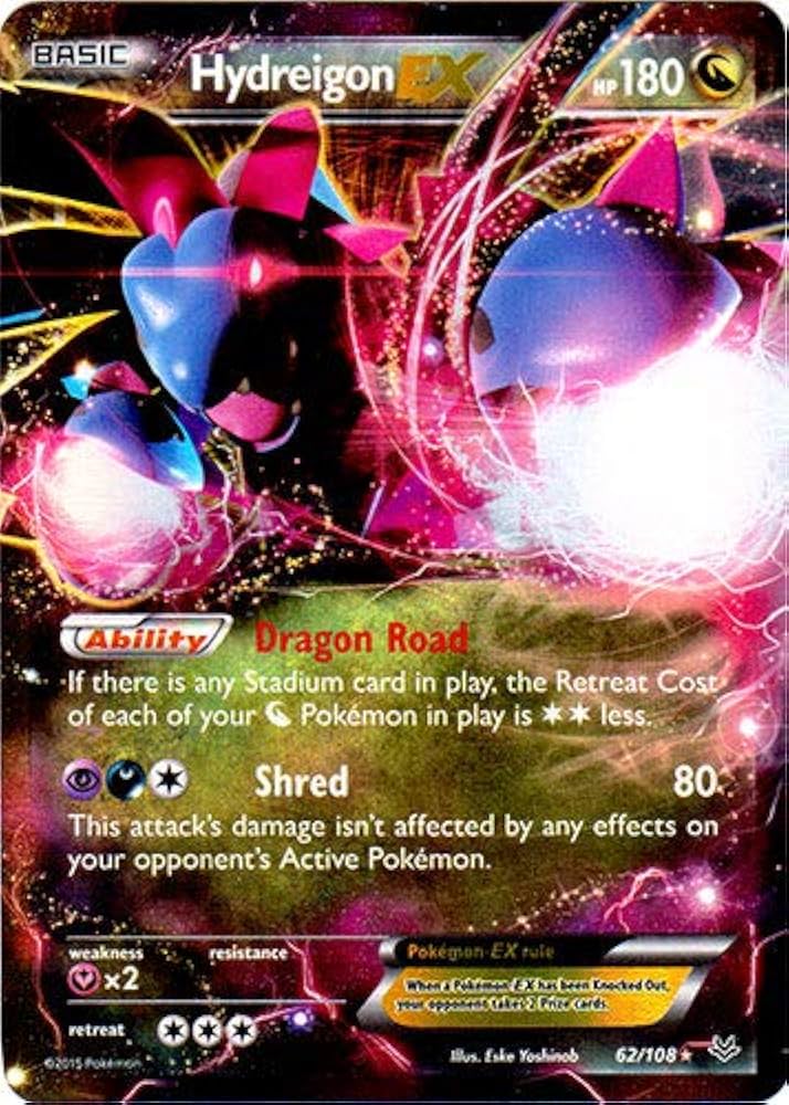 ポケモン - ノル Amazon.co.jp: Pokemon - Hydreigon-EX (62/108) - XY Roaring